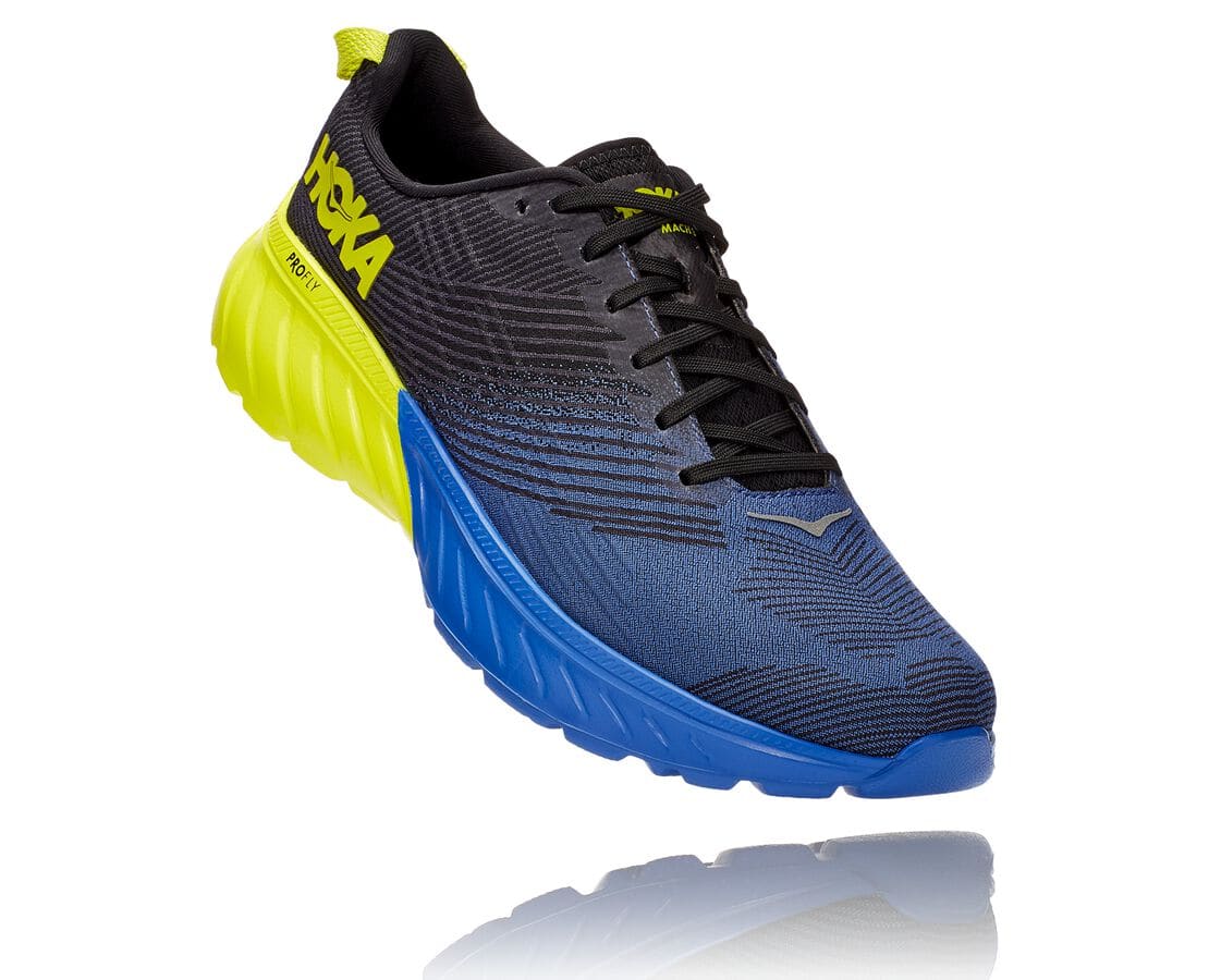 Hoka One One Mach 3 South Africa - Mens Wide Running Shoes - Blue / Rose,LBFSO-8203